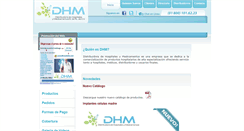 Desktop Screenshot of dhmwebsite.com