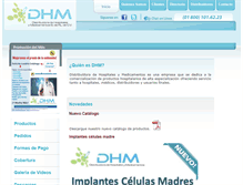 Tablet Screenshot of dhmwebsite.com